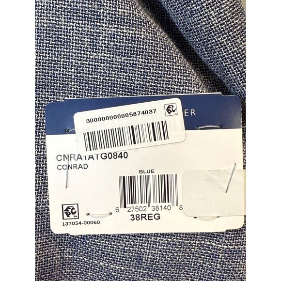 Tommy Hilfiger Conrad Men’s 38R Blue Modern Fit Textured Blazer NWT - Picture 9 of 10